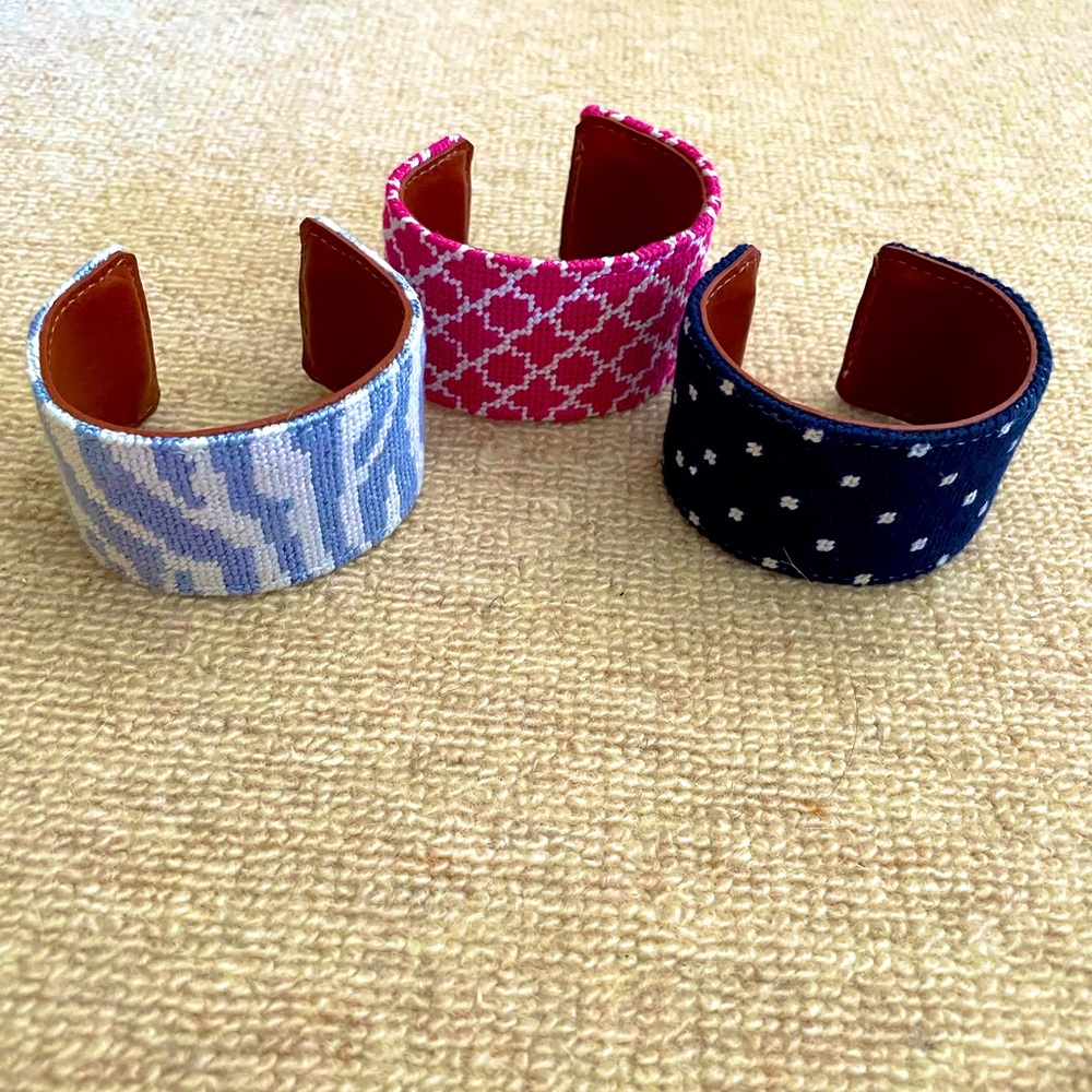 NWOT Needlepoint Cuff Bracelets
2 available, please choose color in comments